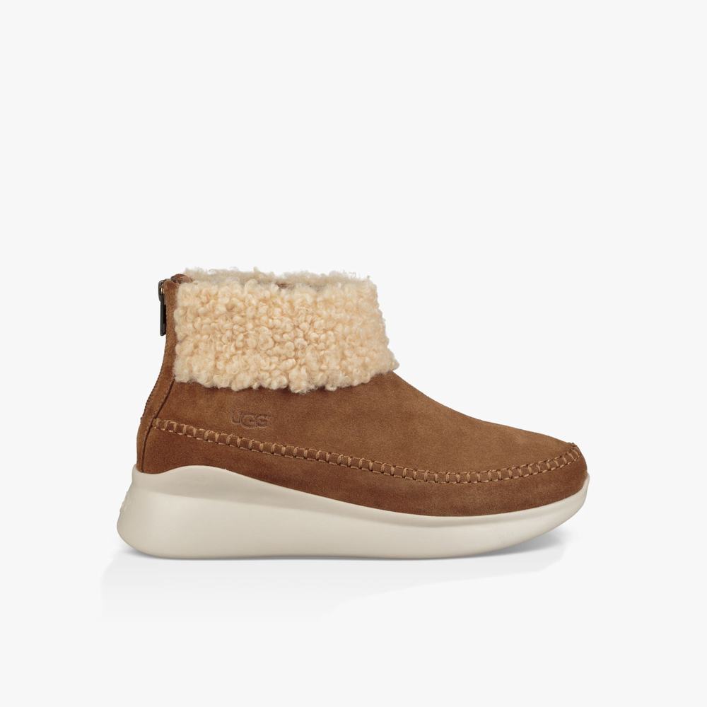 Basket UGG Montrose Femme Marron Soldes 361ABPOK